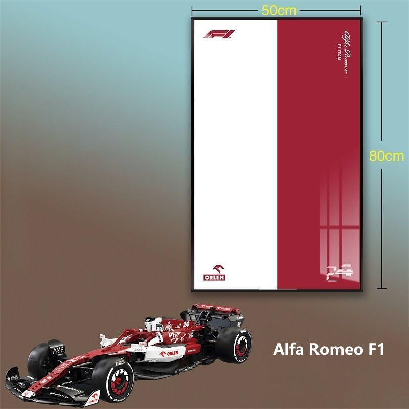 lego-Premium Wall Display Frame for LEGO® Technic™ Alfa Romeo F1 Car-collectors-uk
