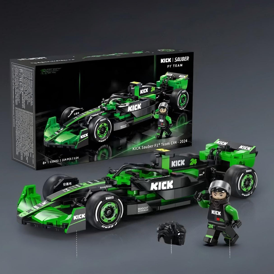 MOC KICK Sauber F1 Team C44 2024 Racing Car Building Kit - brickzonehub