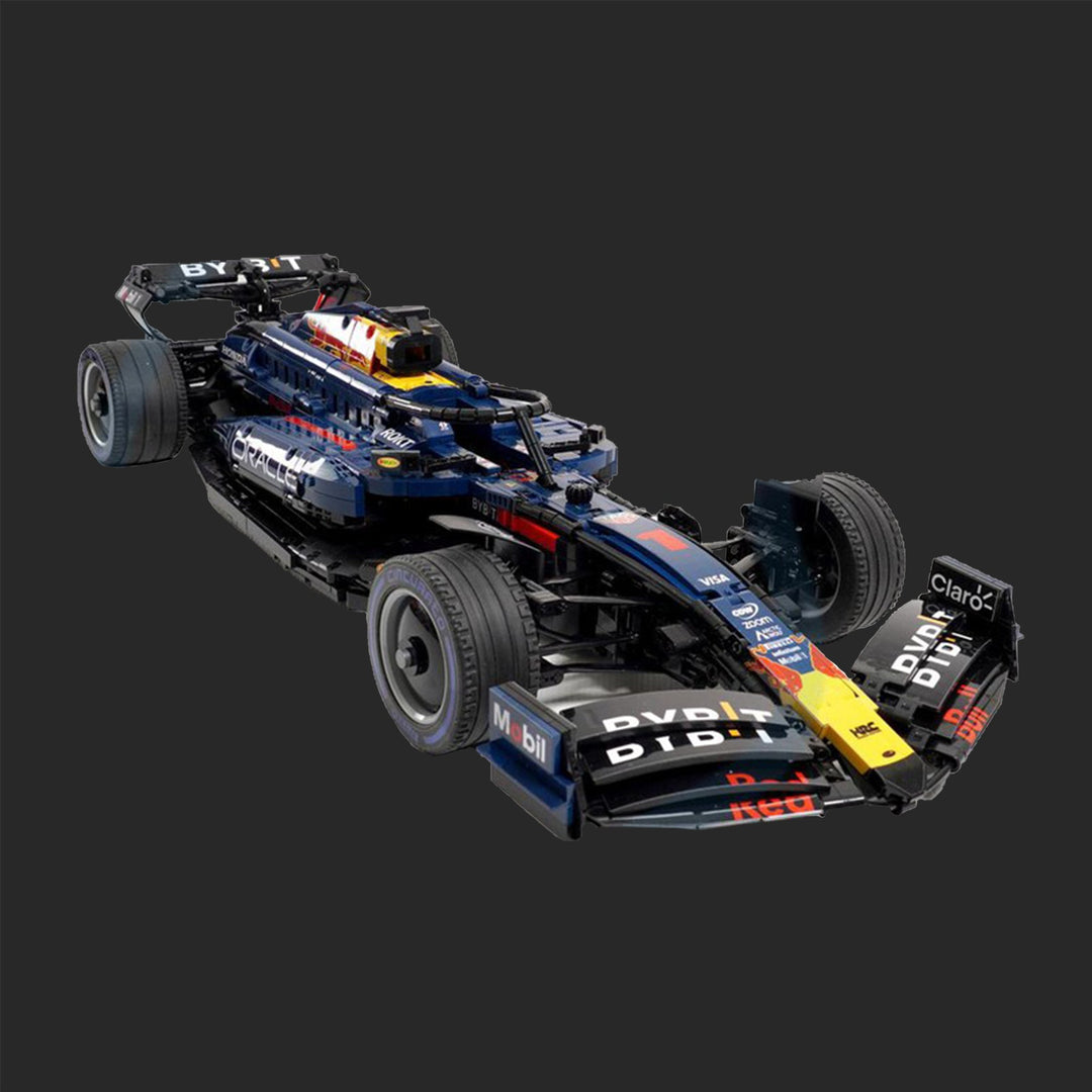 MOC Red Bull F1 RB20 Racing Car Building Blocks Set – Oracle Honda 2024 Formula One Model - brickzonehub