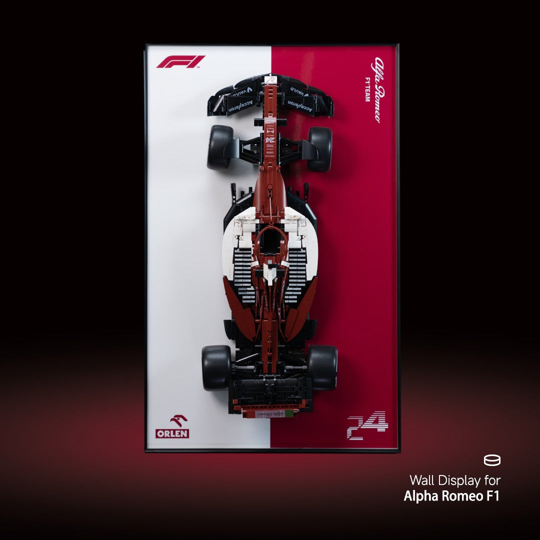 lego-Premium Wall Display Frame for LEGO® Technic™ Alfa Romeo F1 Car-collectors-uk