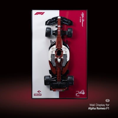 lego-Premium Wall Display Frame for LEGO® Technic™ Alfa Romeo F1 Car-collectors-uk