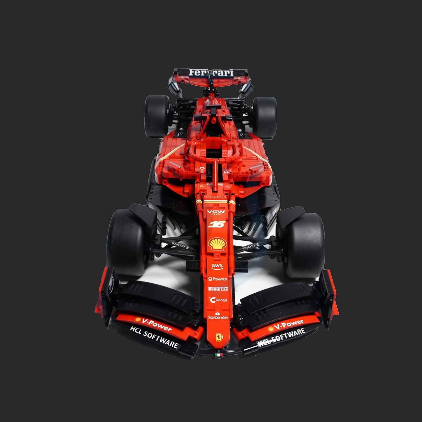 lego-MOC Ferrari SF-24 F1 Racing Car Building Blocks Set-collectors-uk